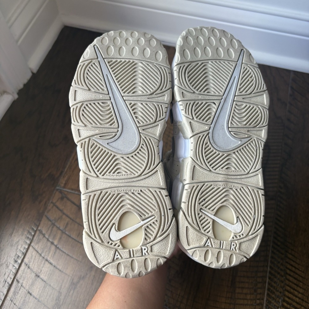Nike Air More Uptempo GS Size 3,5Phantom Iron Ore White DM1023-001 Sneakers Shoe - Picture 10 of 11